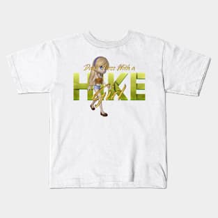 Don't Mess With a Hike Girl Kids T-Shirt